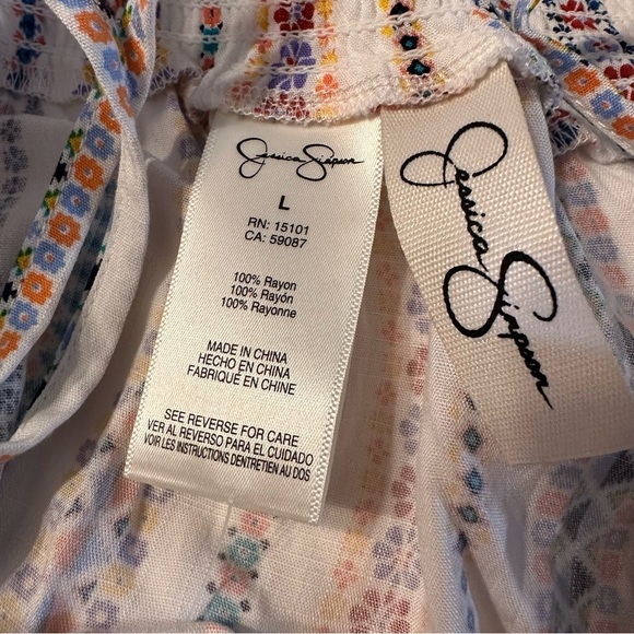 Jessica Simpson romper -Swim cover up size L New (b2 - Picture 9 of 15